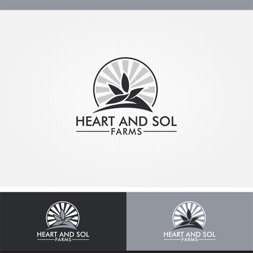 Bold Logo Concept For Heart and Sol Farm