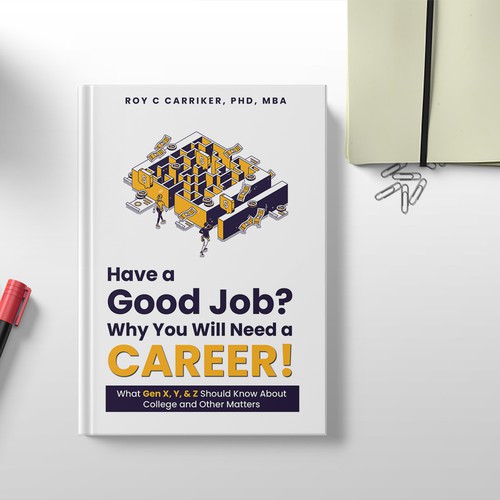Minimalism Book Cover for Job or Career