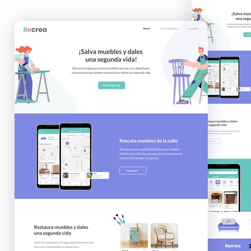 Landing page