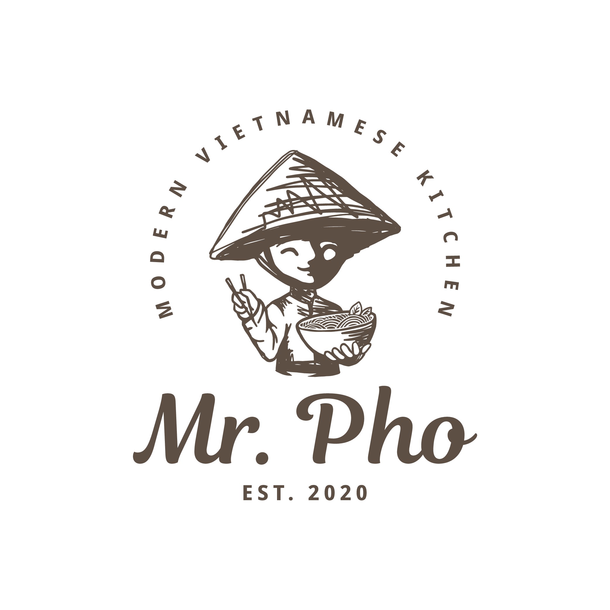 越南粉餐厅连锁店的Logo