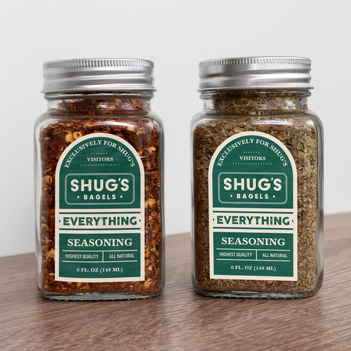 Everything Seasoning Label Design