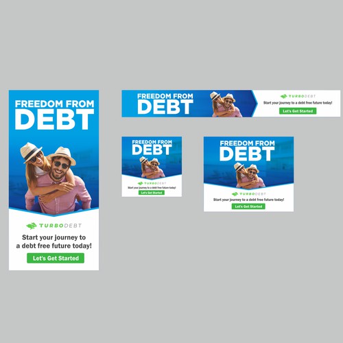 Banner Ad Design For TurboDebt