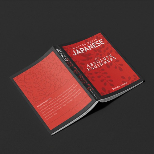 Elegant Japanese Style Book Cover