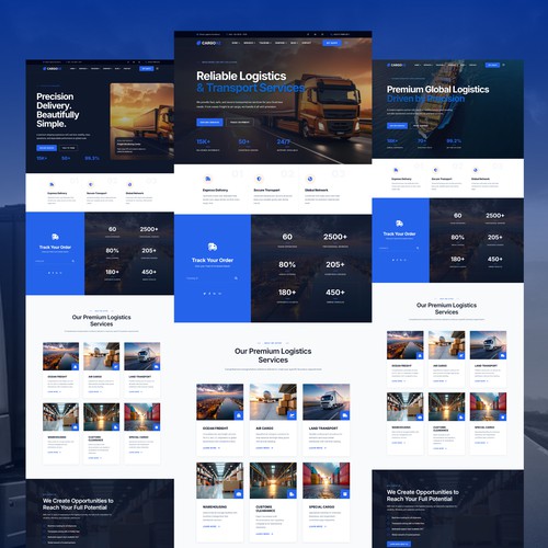Cargonz – Logistics & Transportation HTML Template 