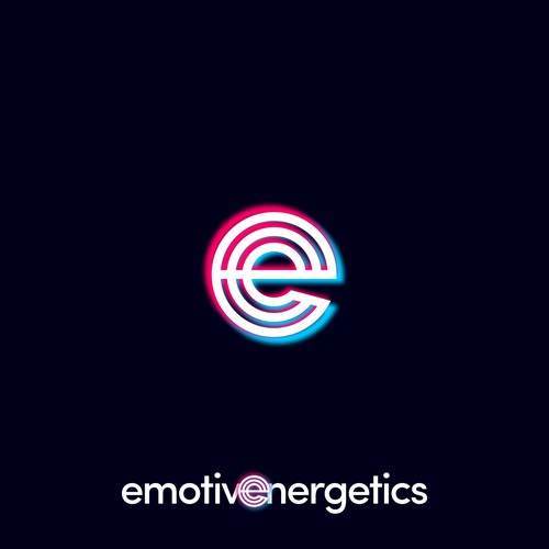 Tiktok style logo for letter E