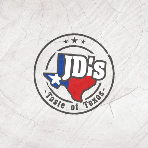 Logo for Texas style BBQ