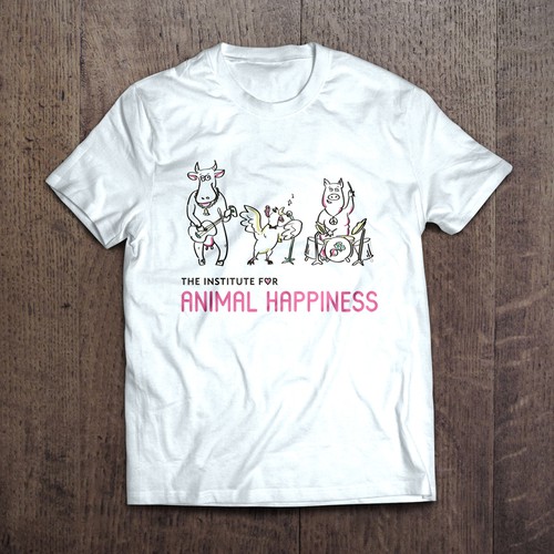 Logo/T-shirt print  - The Institute for Animal happiness