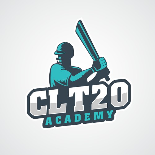 Online cricket academy logo.