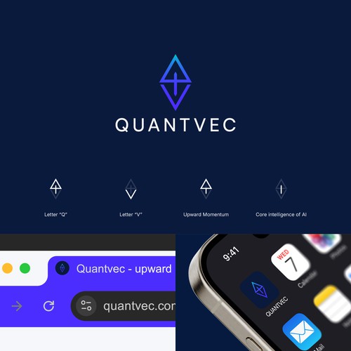 Quantvec — Logo Design