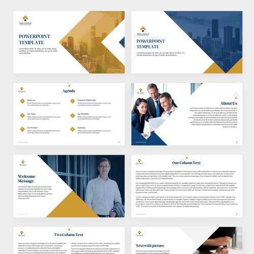 Powerpoint Template for PRD