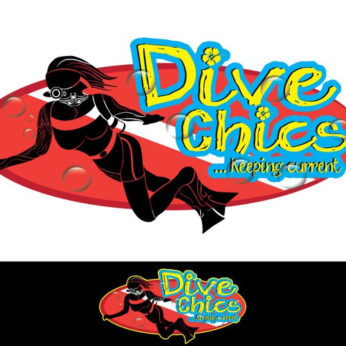 Dive Chics ... needs a fun splashy logo.