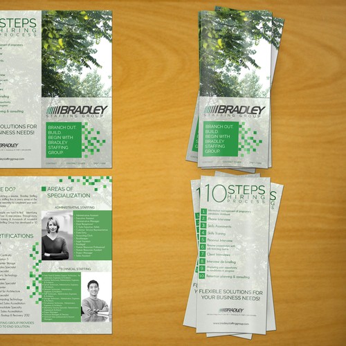 brochure design for Bradley Staffing Group