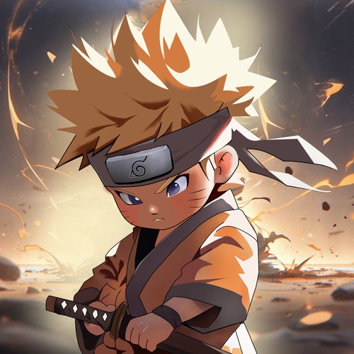 Chibi art - Naruto