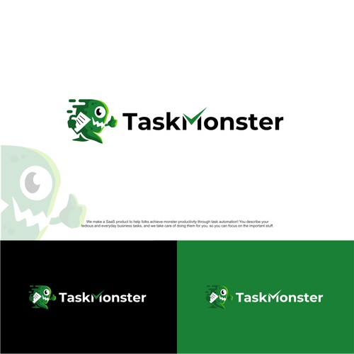 Task Monster logo design