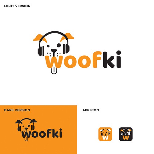 Woofki Logo Design