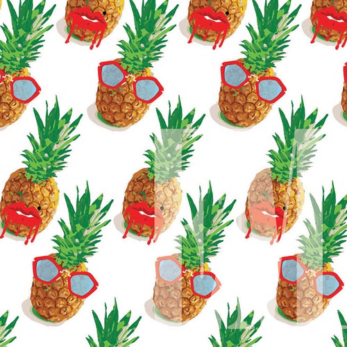 Pineapple Pattern Illustration