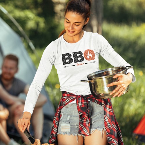 BBQ LOVER t-shirt design