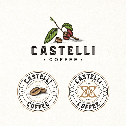 Logo Design for Castelli Coffee