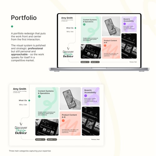 Creative & professional portfolio design