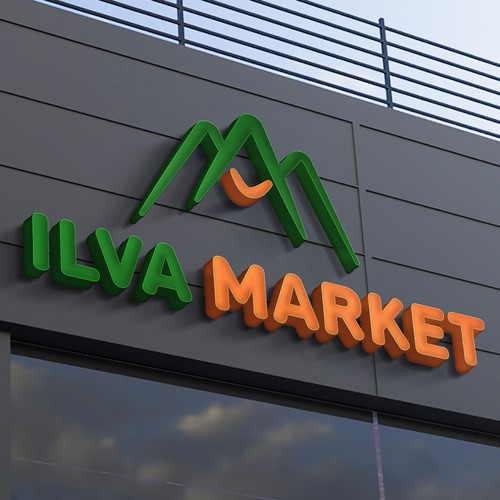 Ilva Market Logo Design 