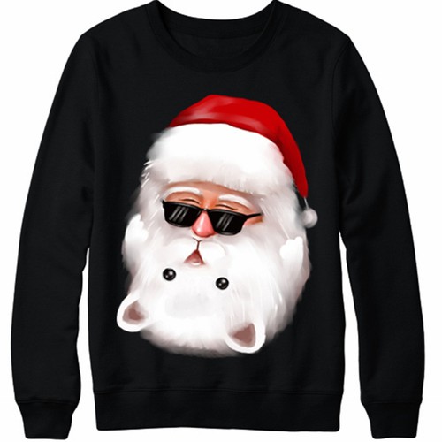 Create a fun, fresh UGLY CHRISTMAS SWEATER long sleeve t-shirt!