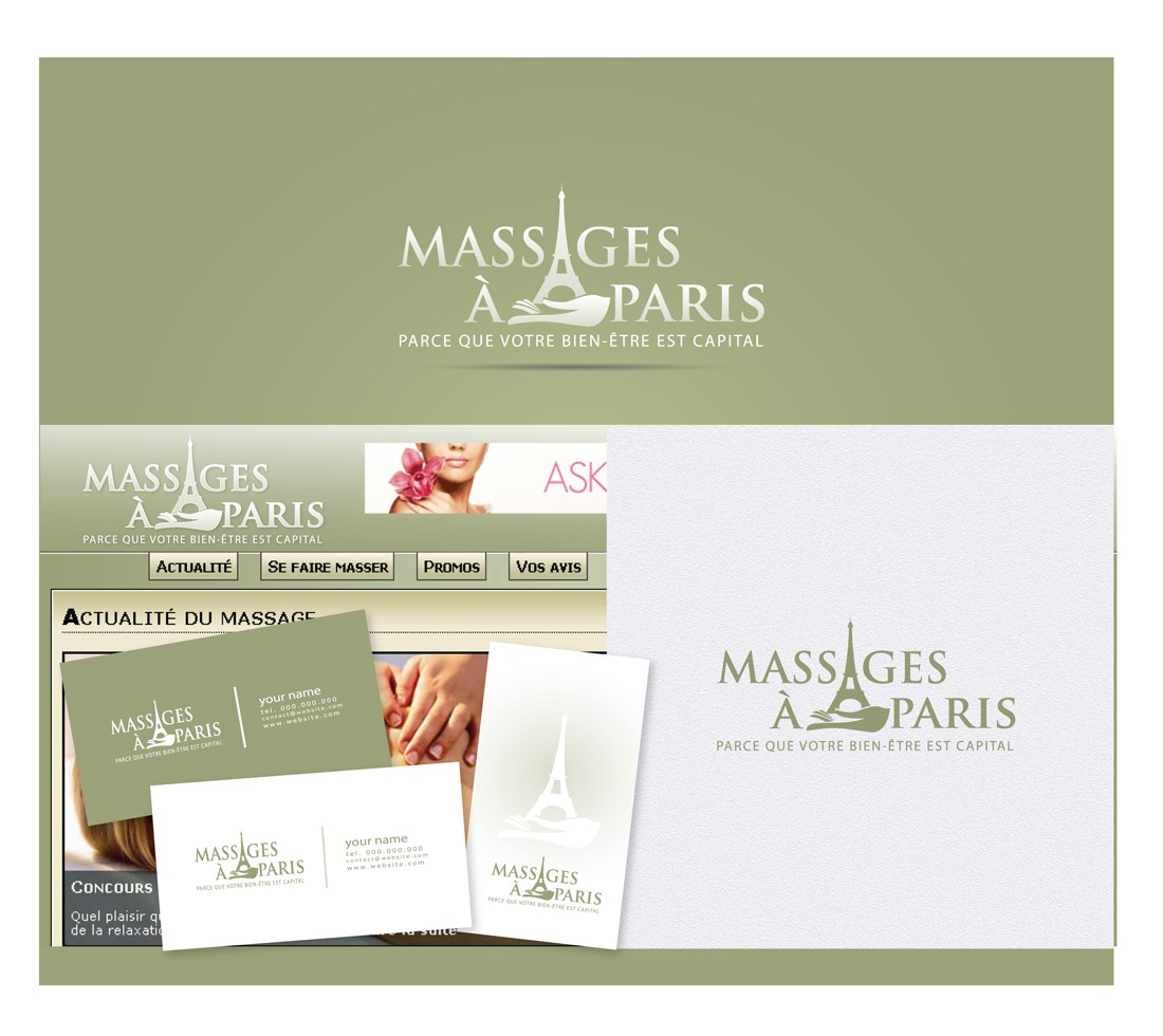 MassageaParis.fr需要一个新标志