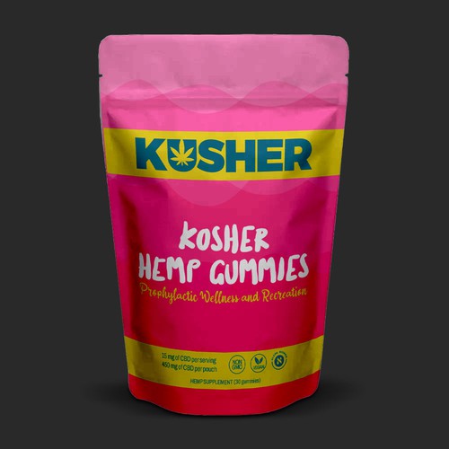 kosher brand hemp gummy product