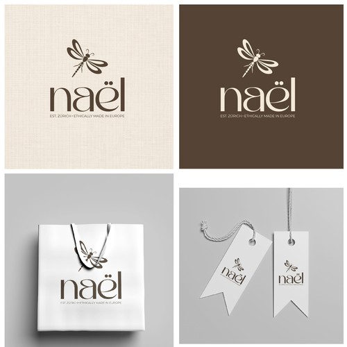 Minimalistic logo for baby brand