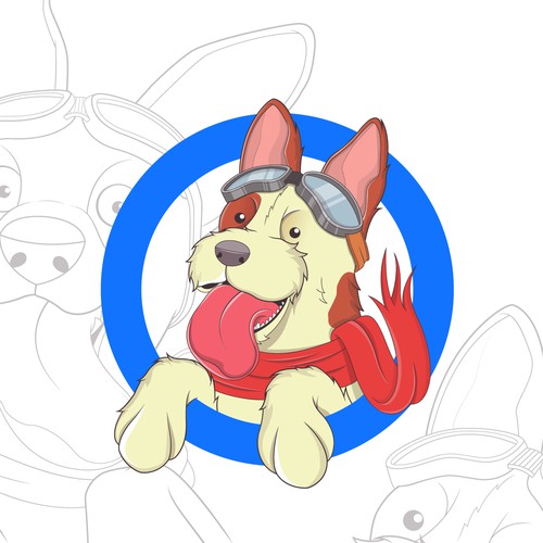 dog logo mascot