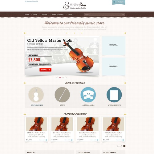 ViolinsBuy.com needs website design