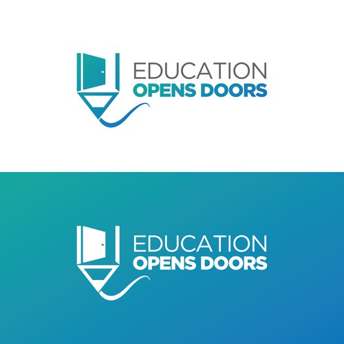 Logo Concept for "Education Opens Doors"