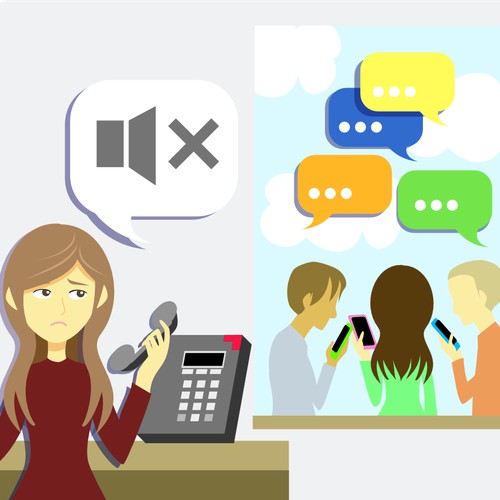 text message marketing illustration