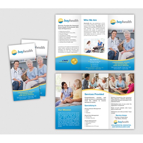 Create the next brochure design for Bayhealth Inc