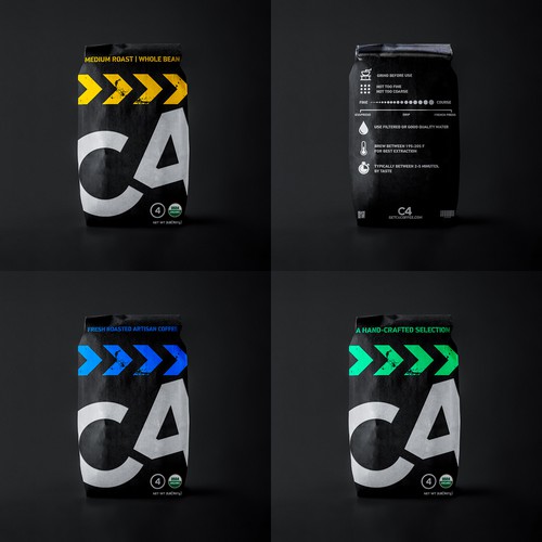 Coffe Bag Packaging Design for C4 