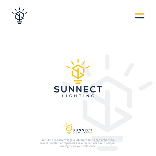 Sunnect Lighting Line Logo