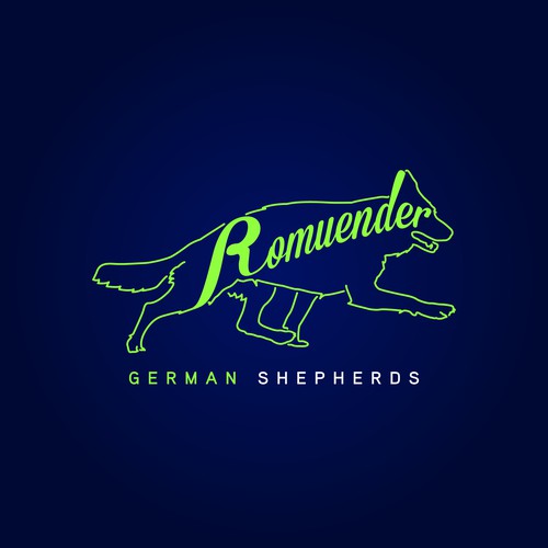 Logo for Romuender German Shepherds