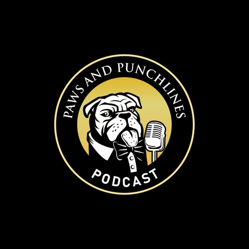 Paws and punchlines logo