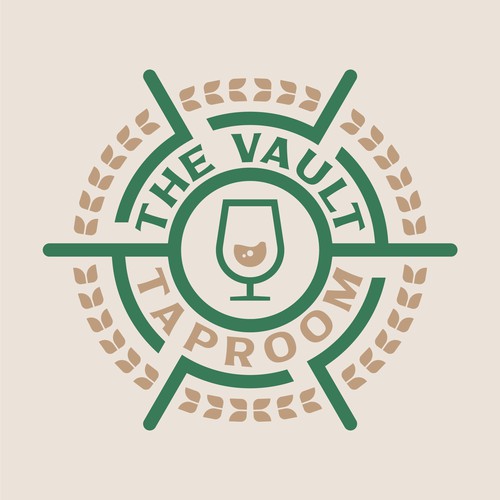 The Vault Taproom Logo Concept