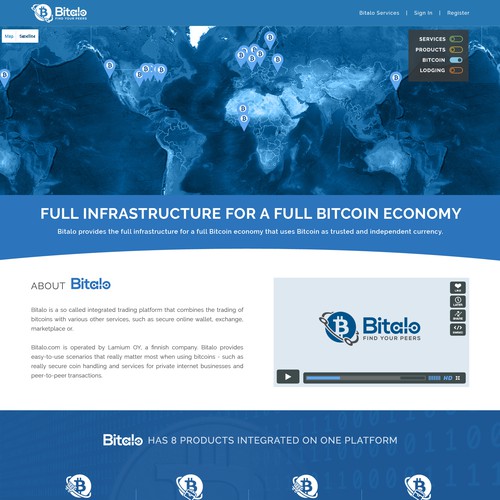 Bitalo Landing page