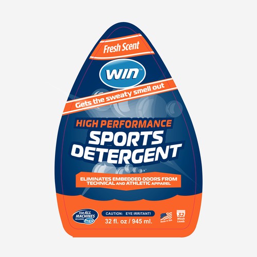 Label - Sports Detergent