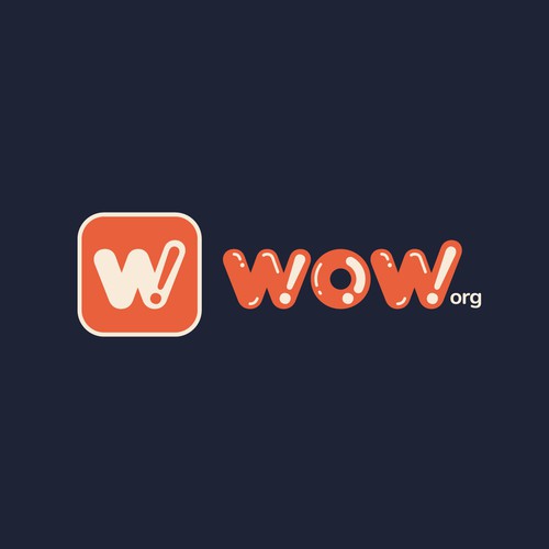 Stunning simple, compelling creative logo for wow.org
