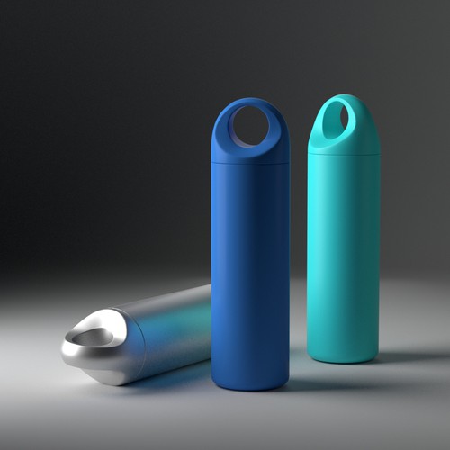 Sleek Reusable Water Bottle Design