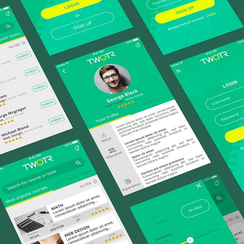 TWOTR App Design