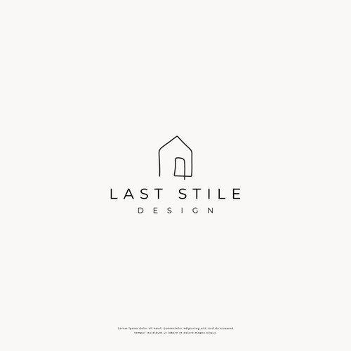 Winning Logo Concept for Last Stile Design