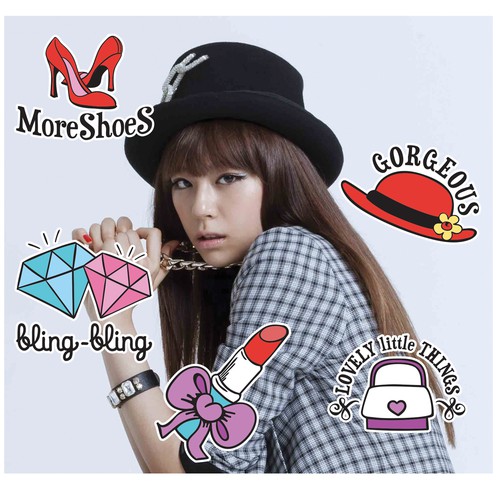 Emoticon Stickers/Stamp Sets for a Stylish Collage App