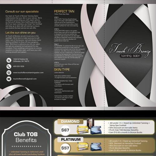 elegant modern Tanning Salon Marketing campaign