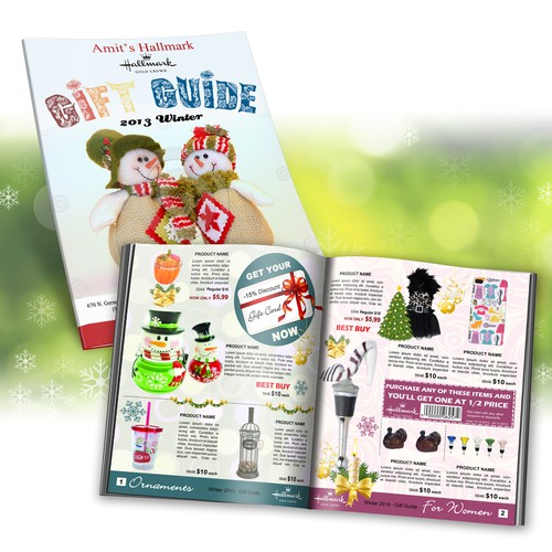 book or magazine design for Amit's Hallmark