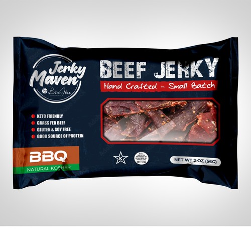 Beef Jerky packet design