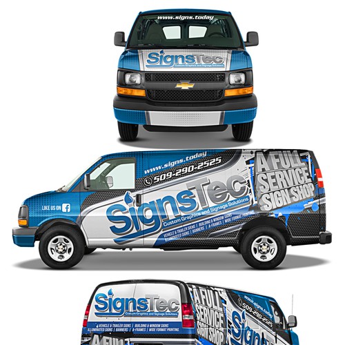 Van wrap design