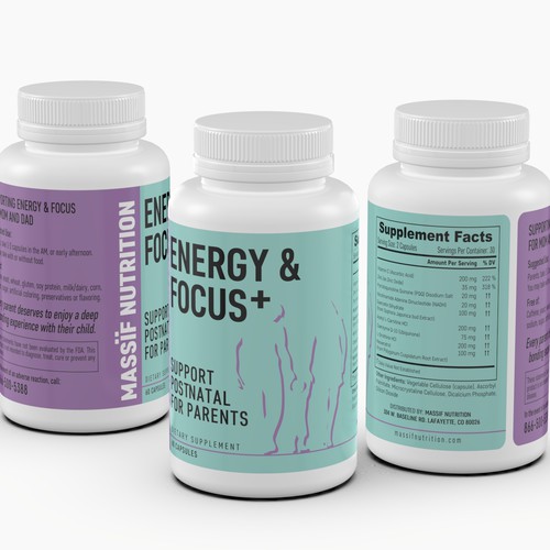 ENERGY & FOCUS LABEL